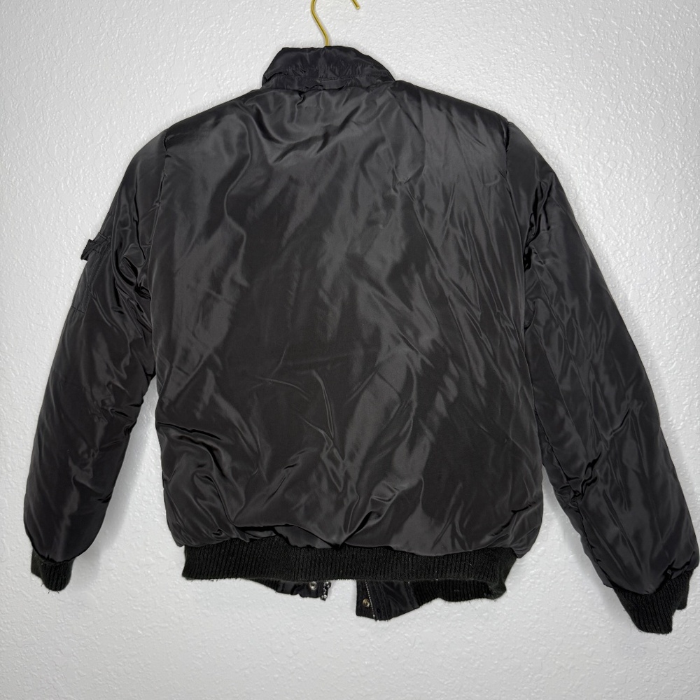 Justice Girl's black winter‎ puffer Jacket / Coat - Picture 5 of 9